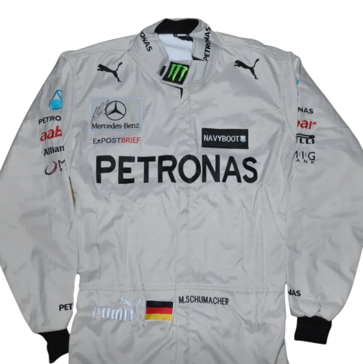 Michael Schumacher 2012 Mercedes-AMG Petronas F1 Racing Suit - Trending Racegears image 4