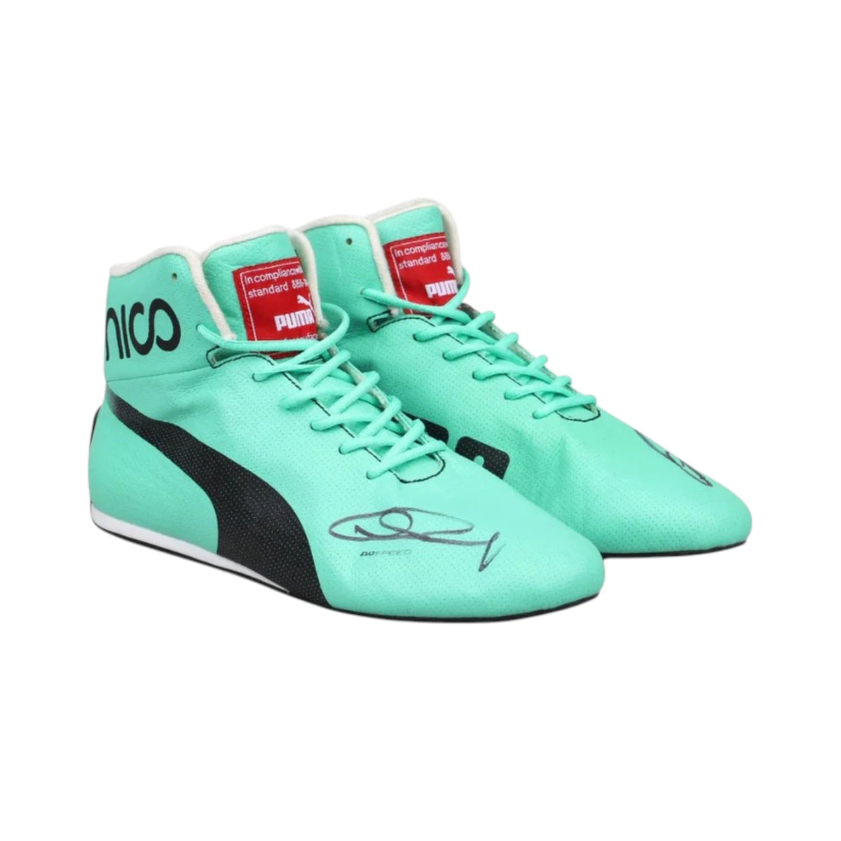 Nico Rosberg 2016 Mercedes-AMG Petronas F1 Racing Shoes - Trending Racegears image 1