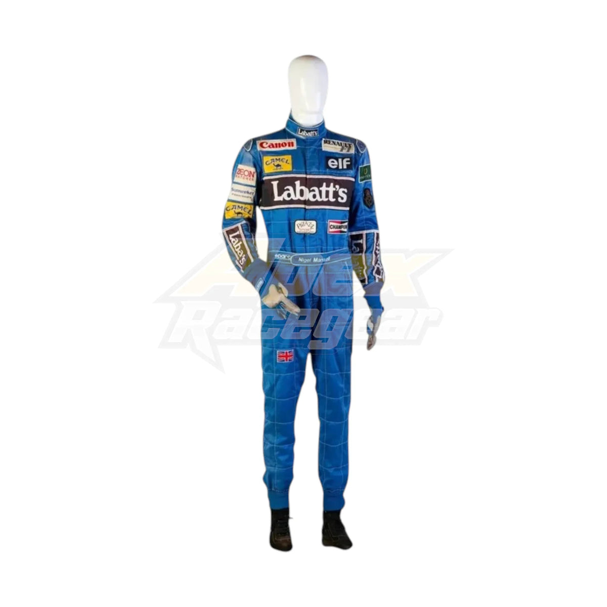 Nigel Mansell 1992 Williams F1 Racing Suit - Trending Racegears image 1