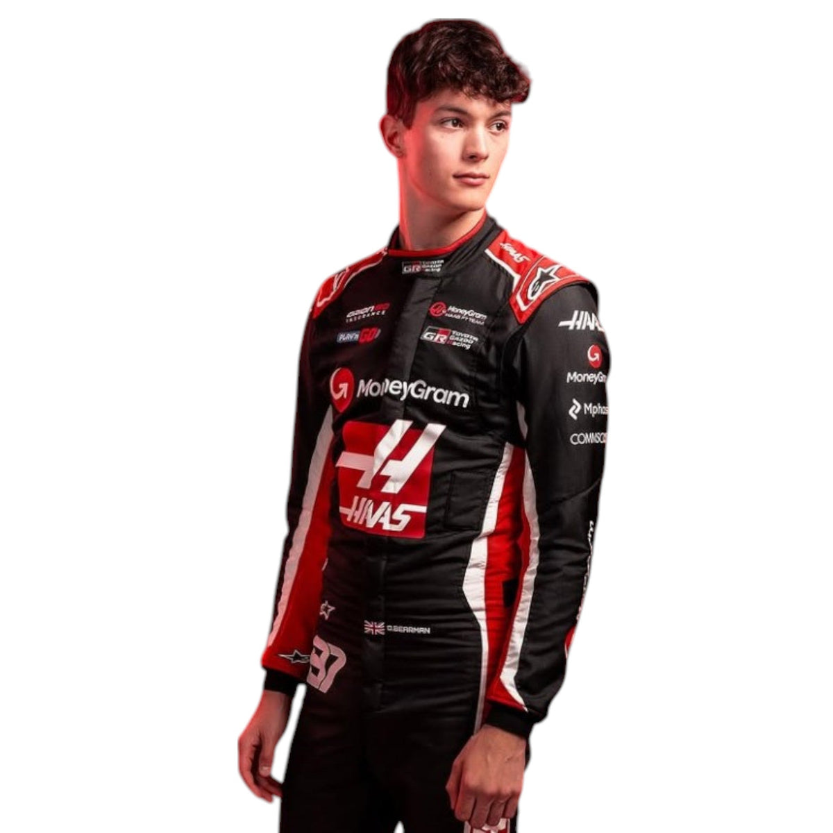 Oliver Bearman 2025 Haas F1 Race Suit - Trending Racegears image 2