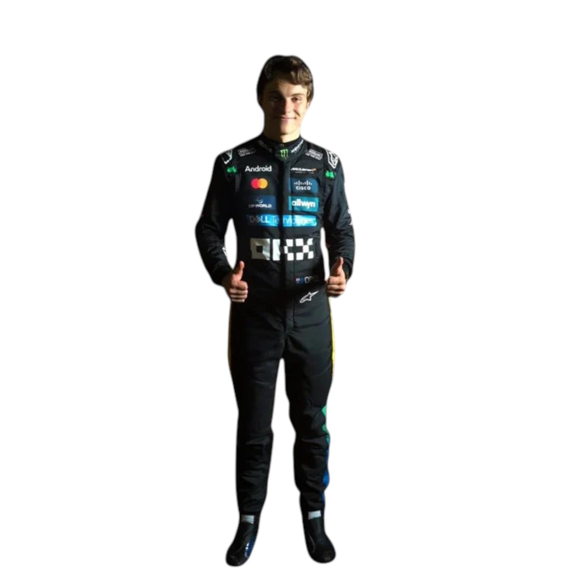 Oscar Piastri 2025 Mclaren Silverstone British F1 Race Suit - Trending Racegears image 1