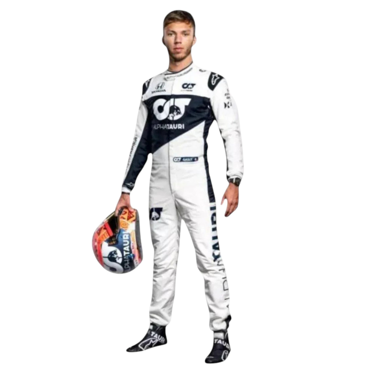 Pierre Gasly 2021 AlphaTauri F1 Race Suit - Trending Racegears image 2