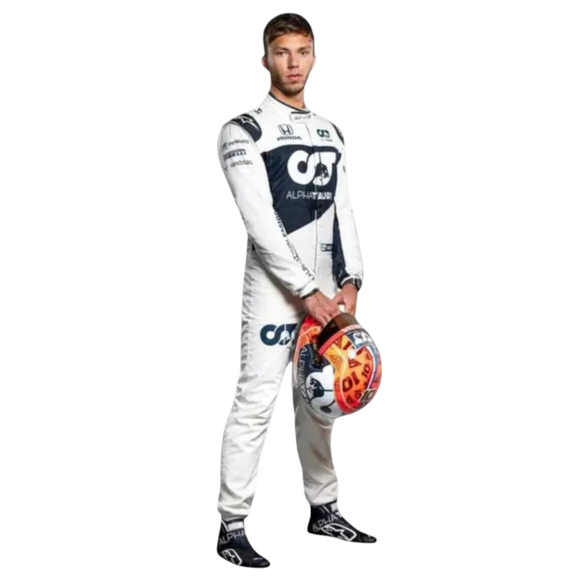 Pierre Gasly 2021 AlphaTauri F1 Race Suit - Trending Racegears image 3