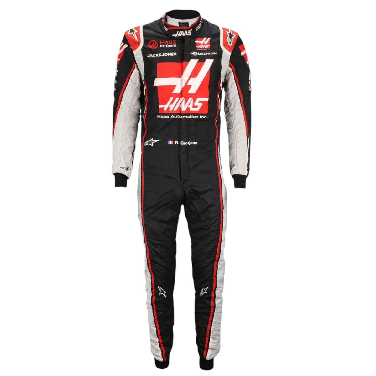 Romain Grosjean 2020 Haas F1 Race Suit - Trending Racegears image 1