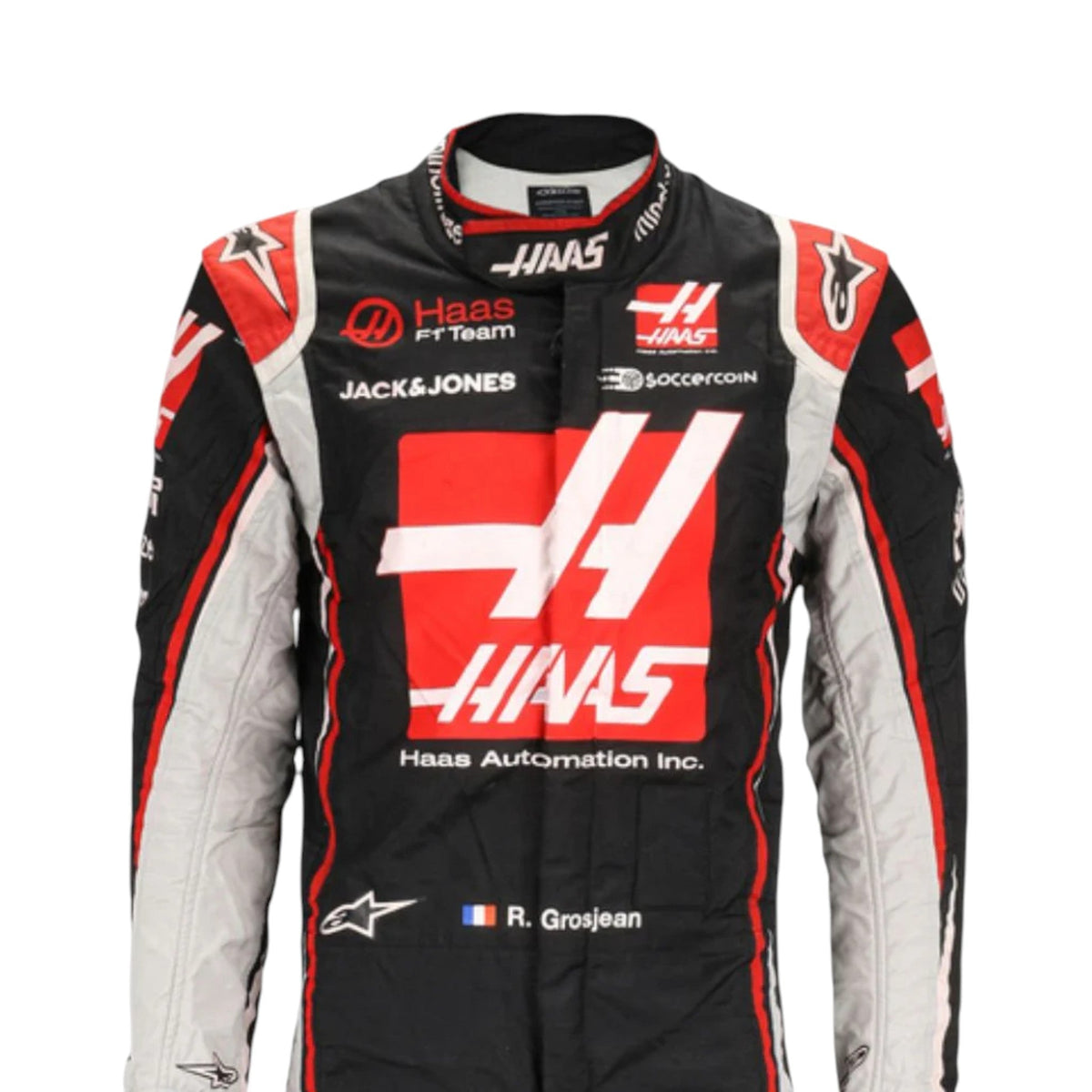 Romain Grosjean 2020 Haas F1 Race Suit - Trending Racegears image 3