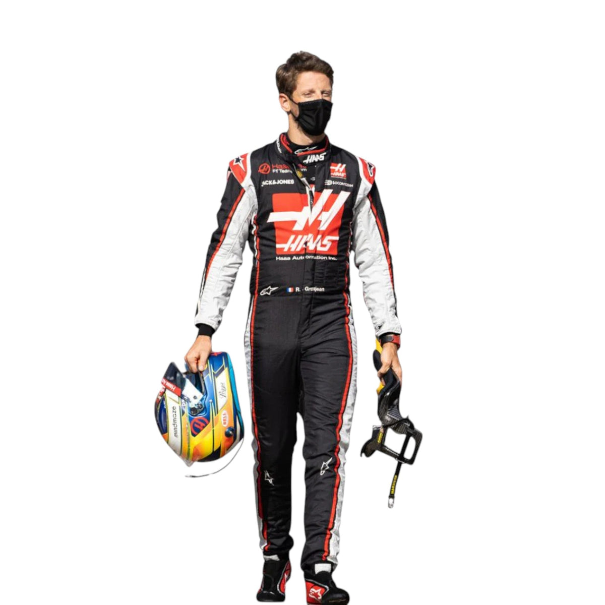 Romain Grosjean 2020 Haas F1 Race Suit - Trending Racegears image 4