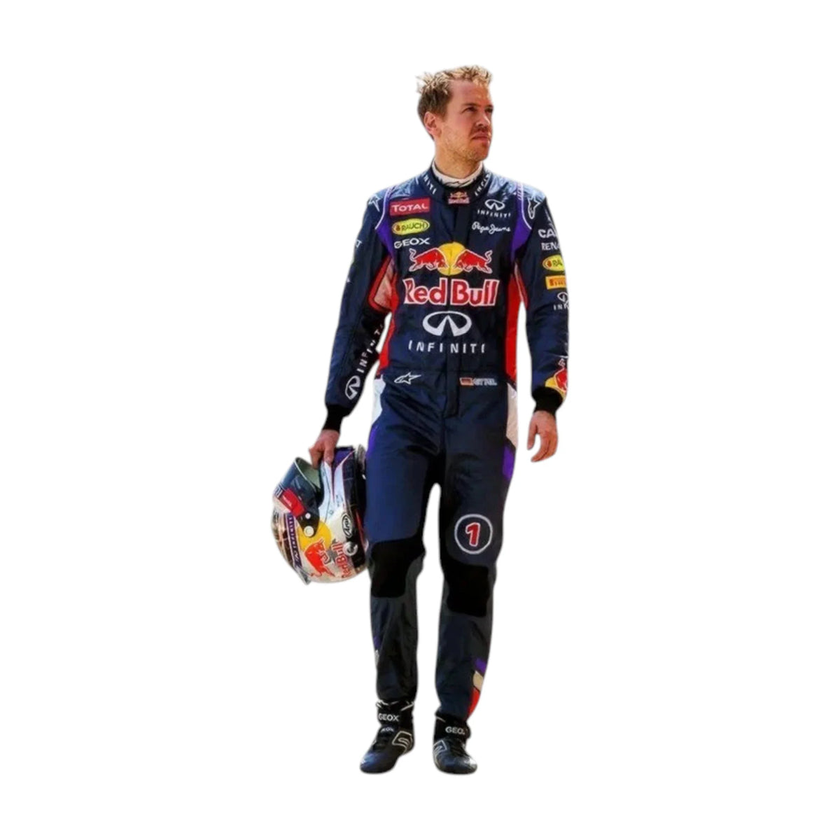 Sebastian Vettel 2014 Red Bull F1 Racing Suit - Trending Racegears image 1