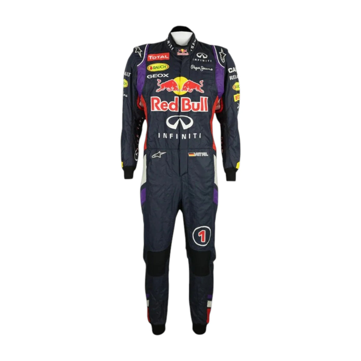 Sebastian Vettel 2014 Red Bull F1 Racing Suit - Trending Racegears image 2