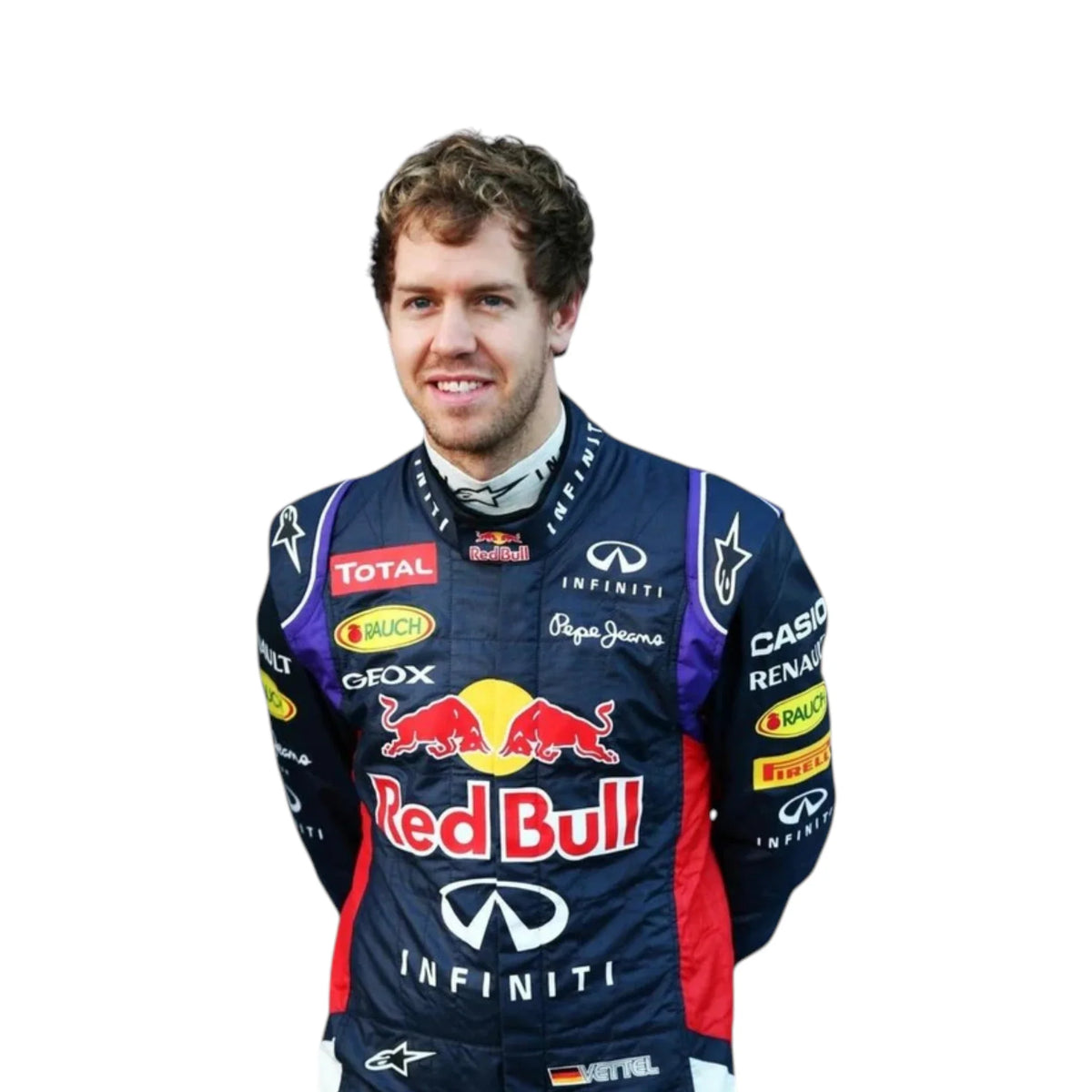 Sebastian Vettel 2014 Red Bull F1 Racing Suit - Trending Racegears image 4