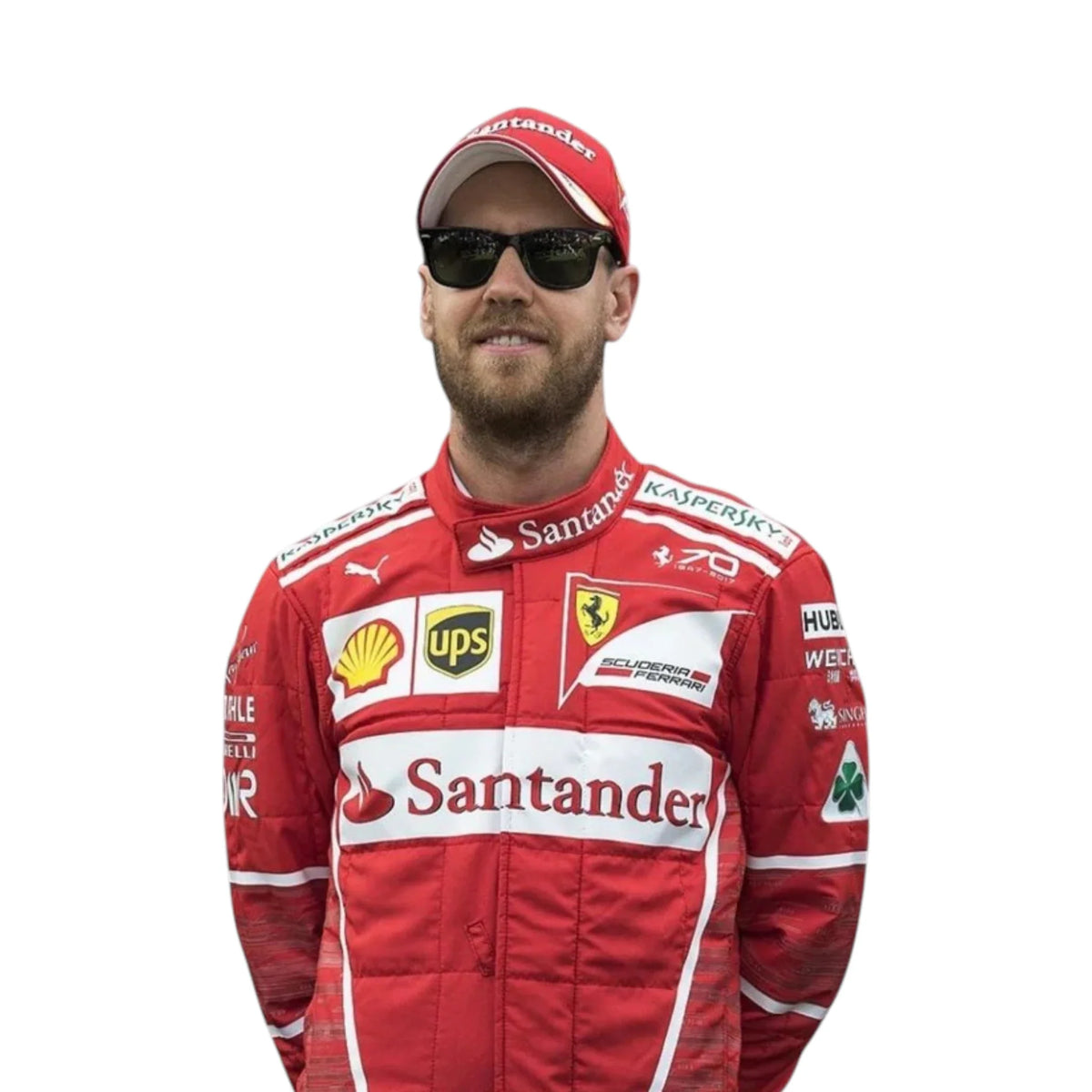 Sebastian Vettel 2017 Ferrari F1 Racing Suit - Trending Racegears image 4
