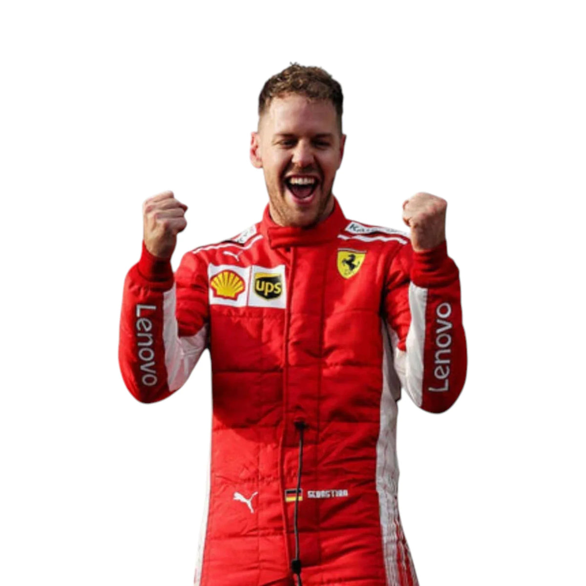 Sebastian Vettel 2018 Ferrari F1 Racing Suit - Trending Racegears image 4