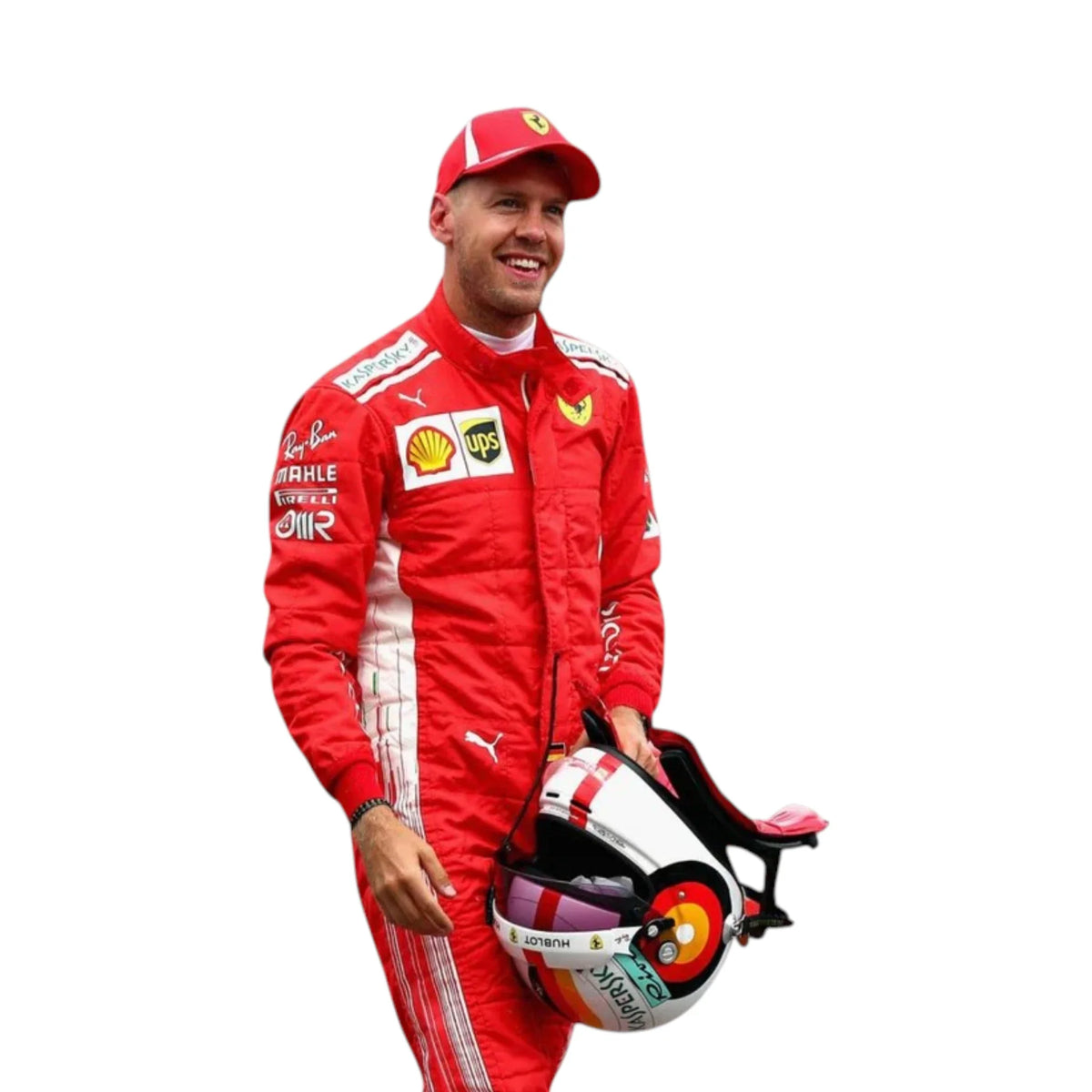 Sebastian Vettel 2018 Ferrari F1 Racing Suit - Trending Racegears image 5