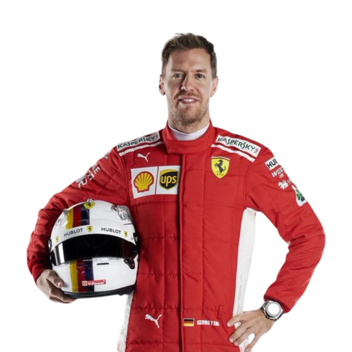 Sebastian Vettel 2018 Ferrari F1 Racing Suit - Trending Racegears image 6
