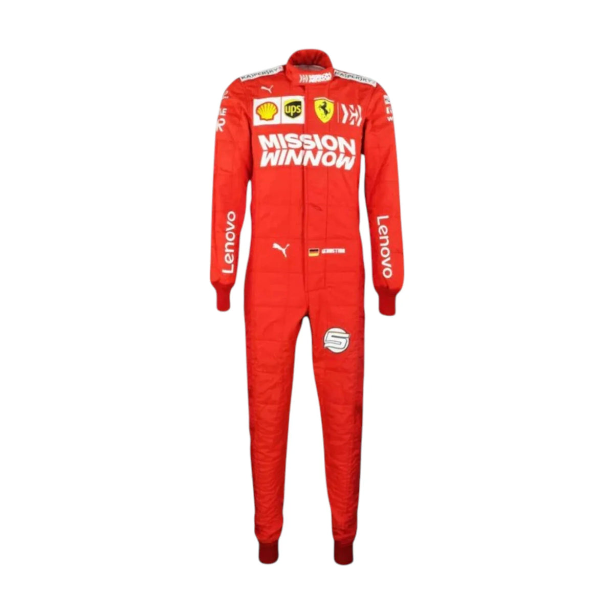Sebastian Vettel 2019 Ferrari F1 Racing Suit - Trending Racegears image 2