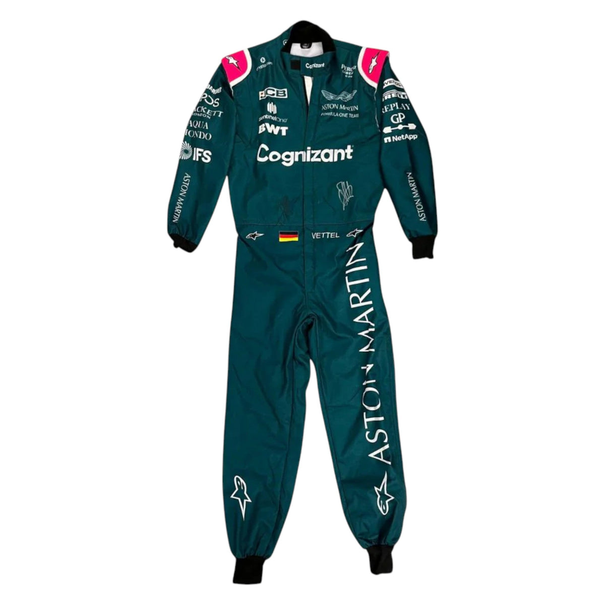 Sebastian Vettel 2021 Aston Martin F1 Race Suit - Trending Racegears image 2