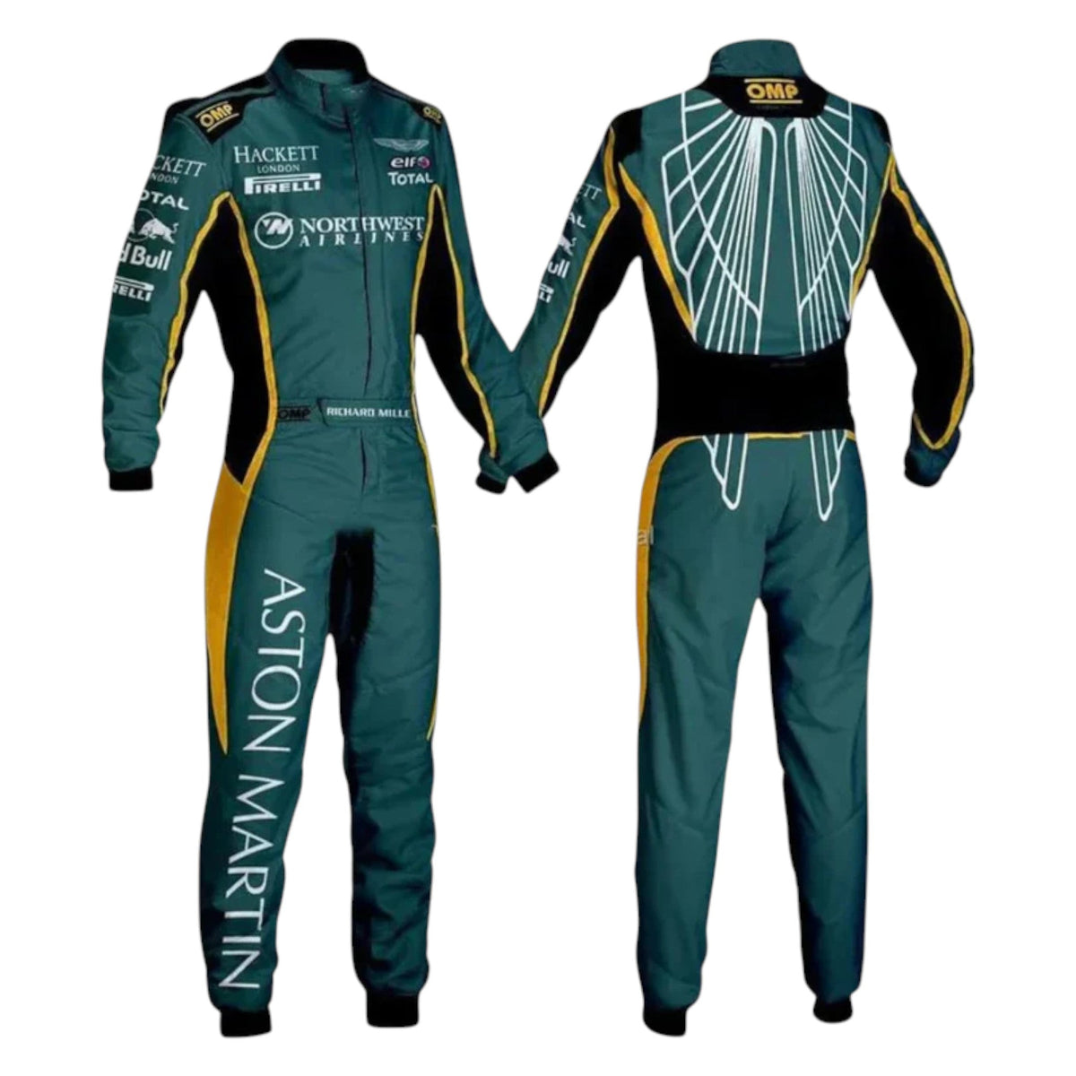 Sebastian Vettel Aston Martin F1 Race Suit - Trending Racegears image 1