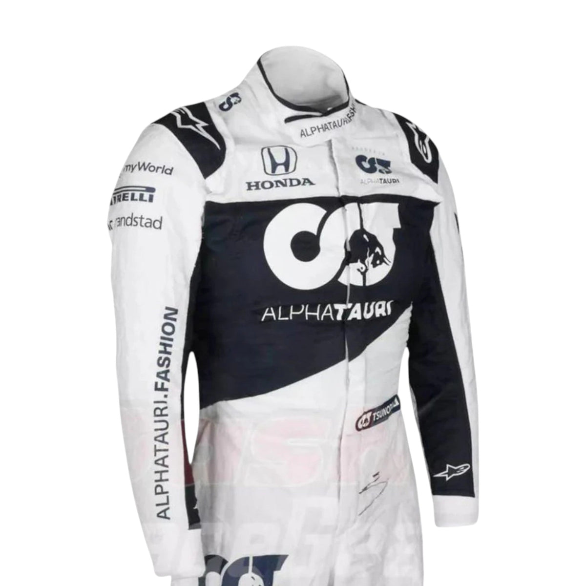 Yuki Tsunoda 2021 AlphaTauri F1 Race Suit - Trending Racegears image 3
