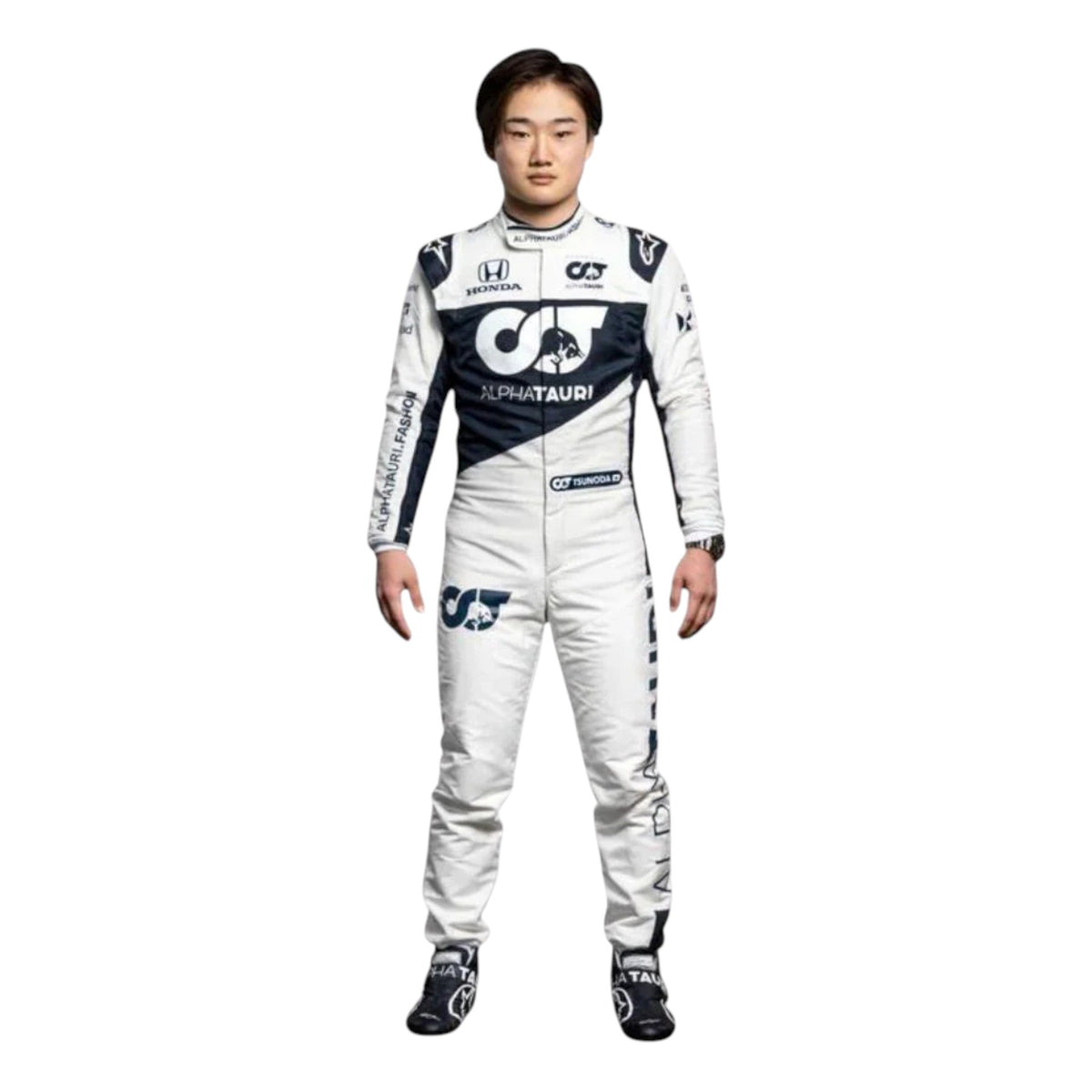 Yuki Tsunoda 2021 AlphaTauri F1 Race Suit - Trending Racegears image 1