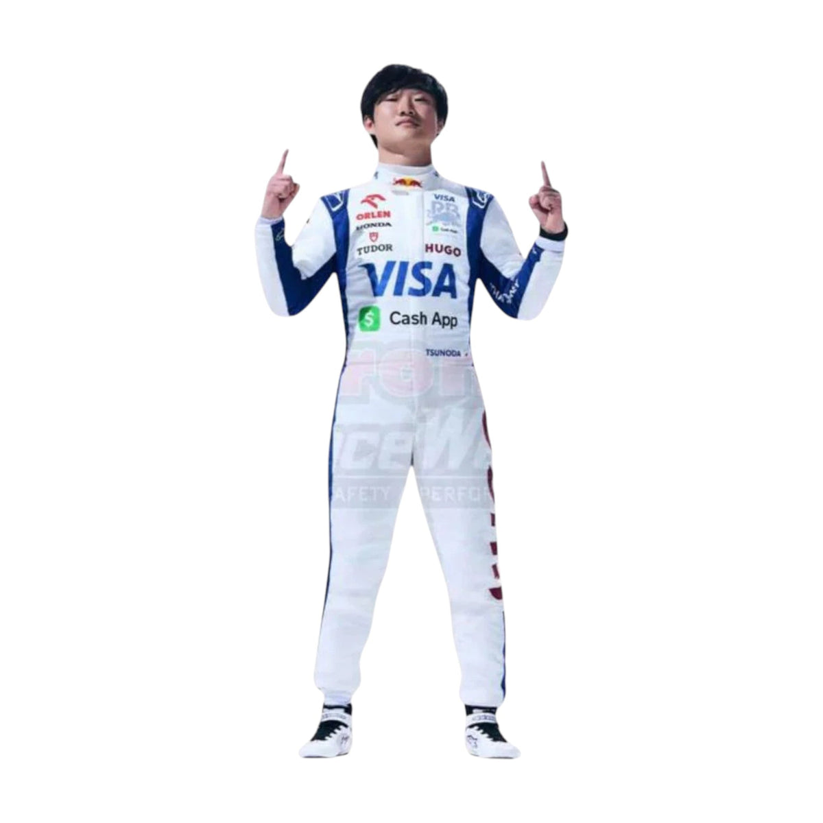 Yuki Tsunoda 2024 AlphaTauri F1 Race Suit - Trending Racegears image 2