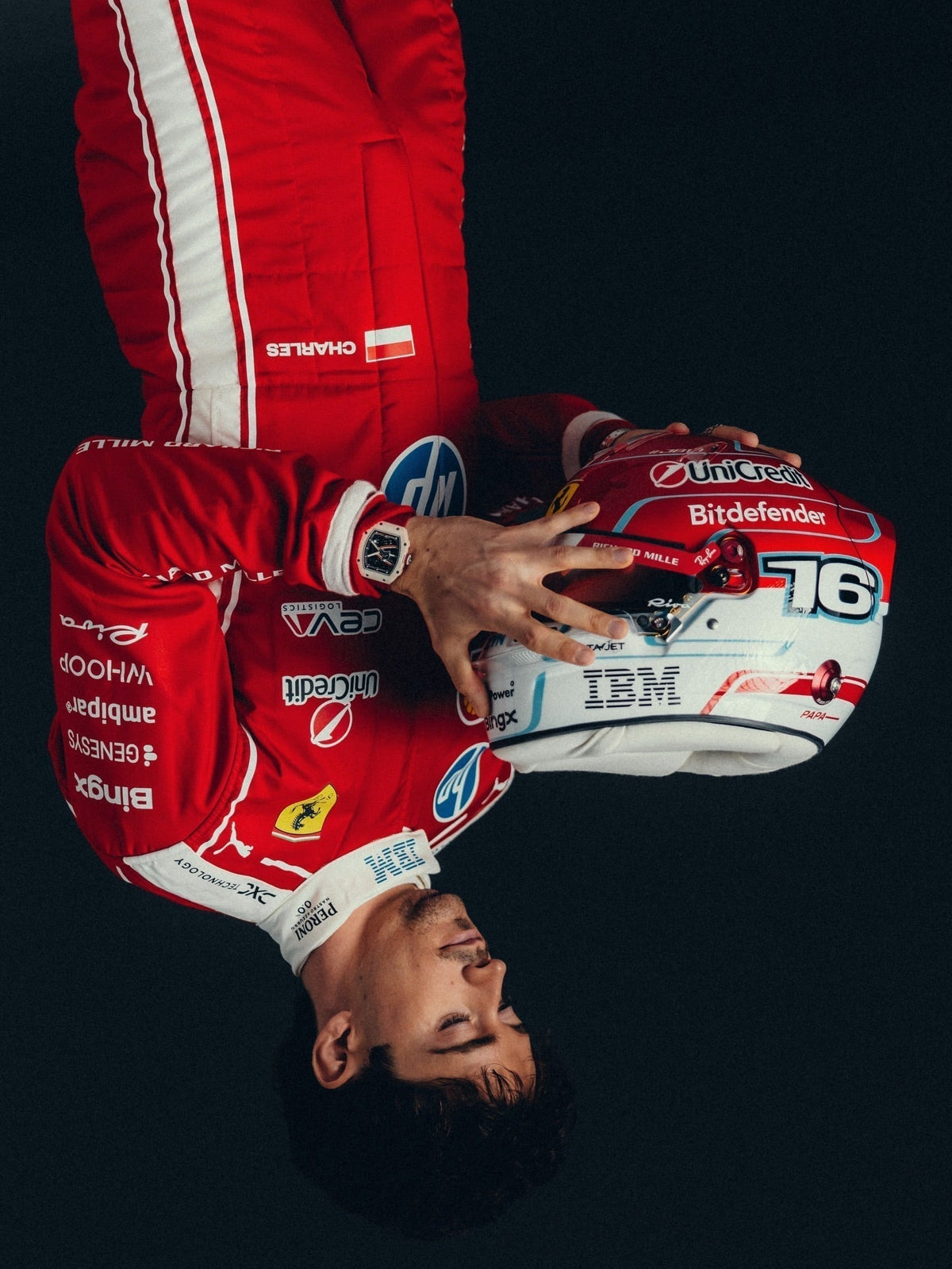 Charles Leclerc 2026 Replica F1 Racing Suit – Fan Edition | Trending Racegear