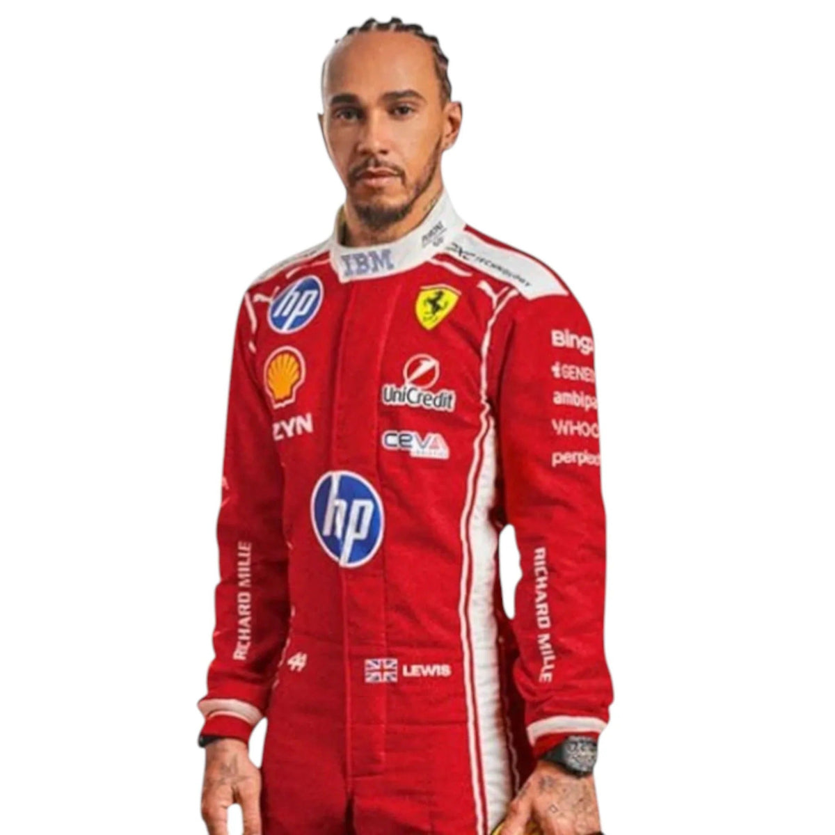 2026 Lewis Hamilton Ferrari HP F1 Replica Race Suit | Trending Racegear