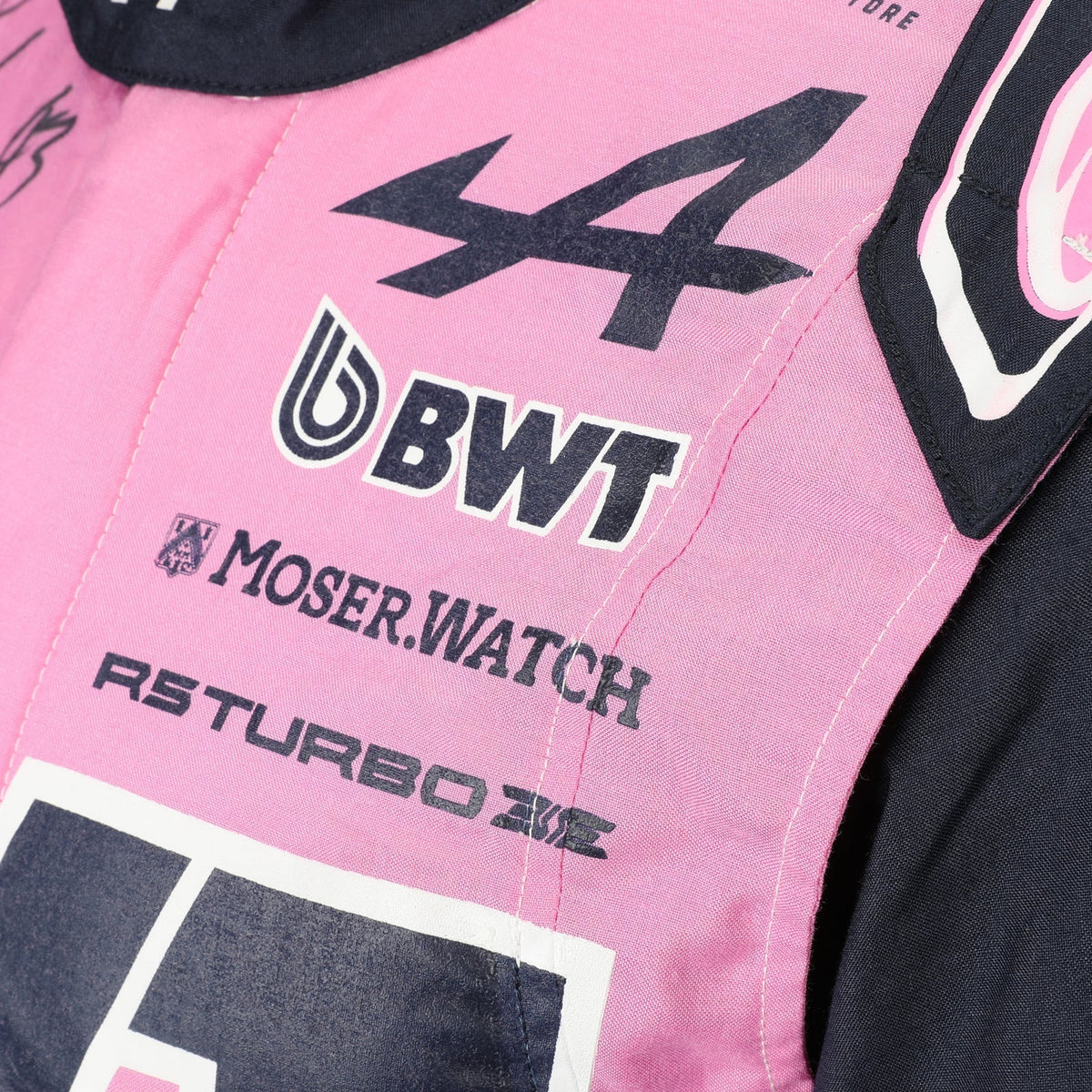 Alpine, BWT and Moser Watch chest logos on Franco Colapinto’s 2026 F1 race suit – Trending Racegear.