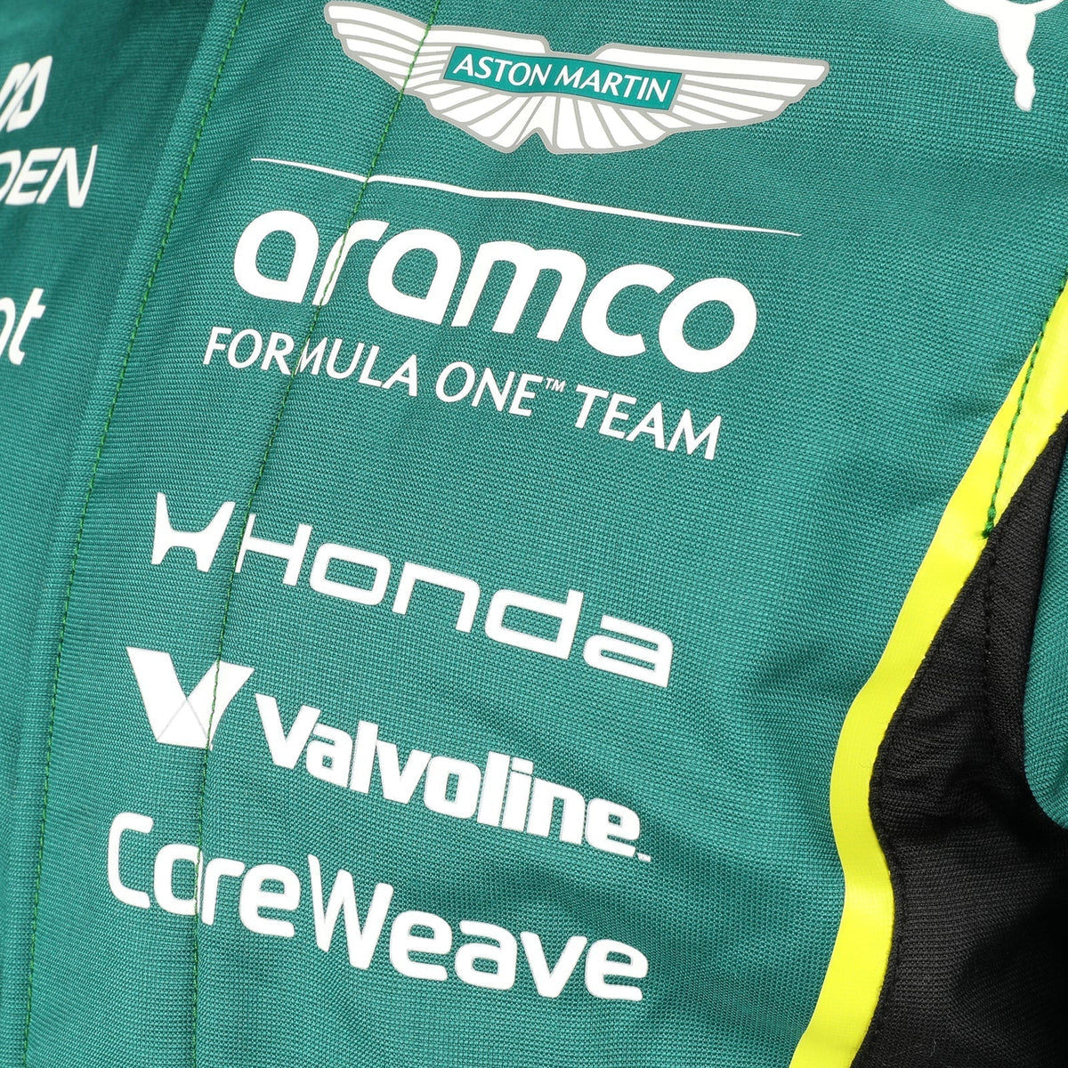 Aston Martin, Aramco and Honda chest logos on Jak Crawford’s 2026 F1 race suit – Trending Racegear.